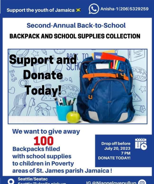 Jamaica Yearly Backpack and School Supplies Drive