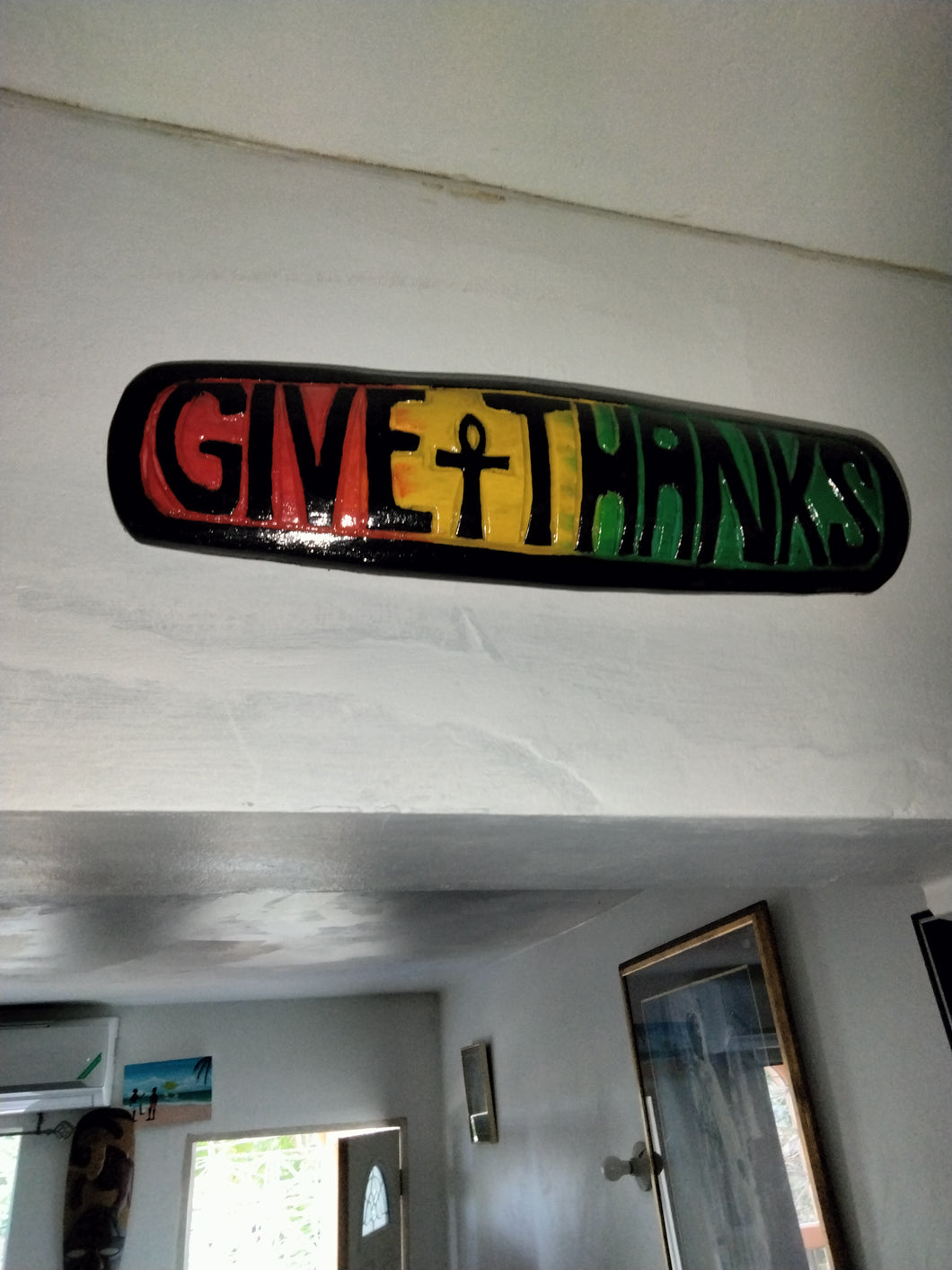 Give Thanks Plaque