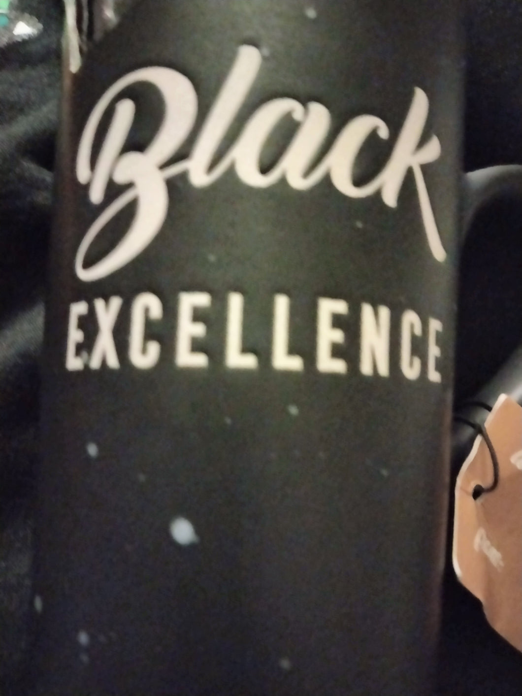 Black Excellence Mug with lid