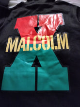 Load image into Gallery viewer, Malcolm X double sided Hoodie

