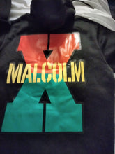 Load image into Gallery viewer, Malcolm X double sided Hoodie
